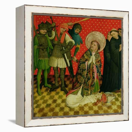 The Martyrdom of St. Thomas of Canterbury, Panel from the St. Thomas Altar from St. John's Church-Master Francke-Framed Premier Image Canvas