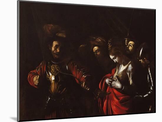 The Martyrdom of St Ursula-Parmigianino-Mounted Giclee Print