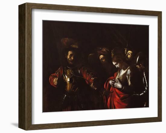 The Martyrdom of St Ursula-Parmigianino-Framed Premium Giclee Print