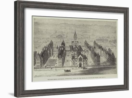 The Marylebone Infirmary, Notting-Hill, Opened by the Prince and Princess of Wales-Frank Watkins-Framed Giclee Print