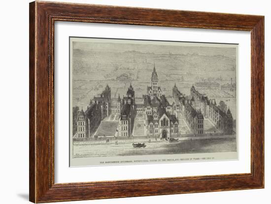 The Marylebone Infirmary, Notting-Hill, Opened by the Prince and Princess of Wales-Frank Watkins-Framed Giclee Print