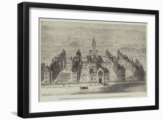 The Marylebone Infirmary, Notting-Hill, Opened by the Prince and Princess of Wales-Frank Watkins-Framed Giclee Print