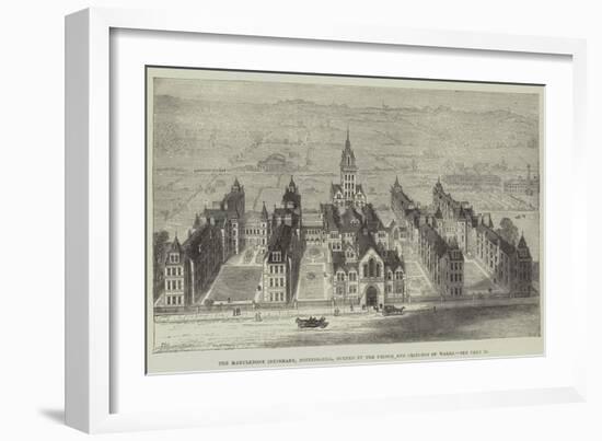 The Marylebone Infirmary, Notting-Hill, Opened by the Prince and Princess of Wales-Frank Watkins-Framed Giclee Print