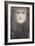 The Mask, with a Black Curtain, circa 1909-Fernand Khnopff-Framed Giclee Print
