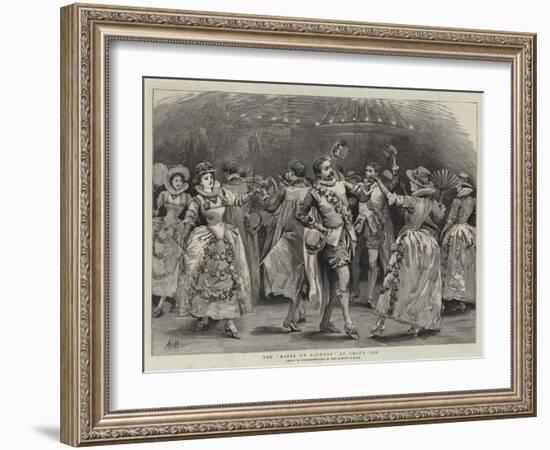 The Maske of Flowers at Gray's Inn-Arthur Hopkins-Framed Giclee Print