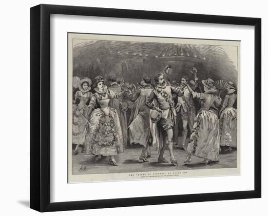 The Maske of Flowers at Gray's Inn-Arthur Hopkins-Framed Giclee Print