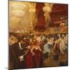 The Masked Ball at l'Opera-Charles Hermans-Mounted Giclee Print