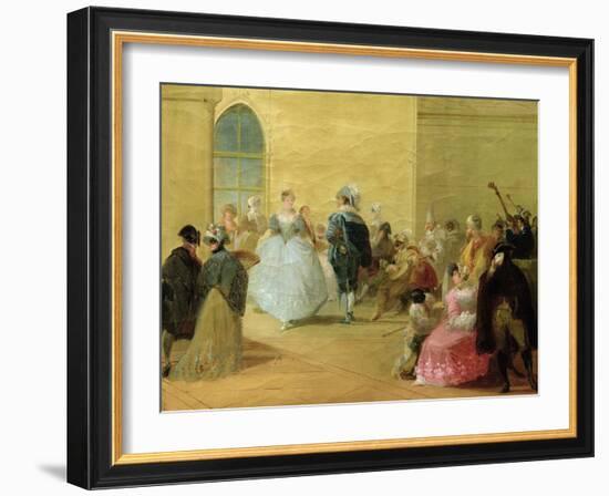 The Masked Ball-Giuseppe Bernardino Bison-Framed Giclee Print