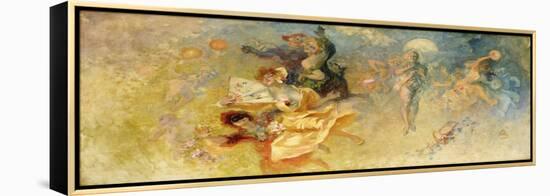 The Masked Ball-Jules Chéret-Framed Premier Image Canvas