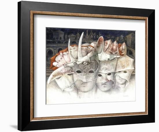 The Masks-Skarlett-Framed Giclee Print