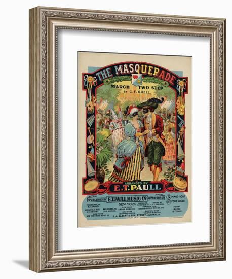 The Masquerade March Two Step, Sam DeVincent Collection, National Museum of American History--Framed Art Print