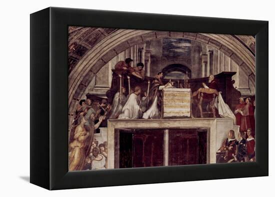 The Mass at Bolsena, 1512-Raphael-Framed Premier Image Canvas