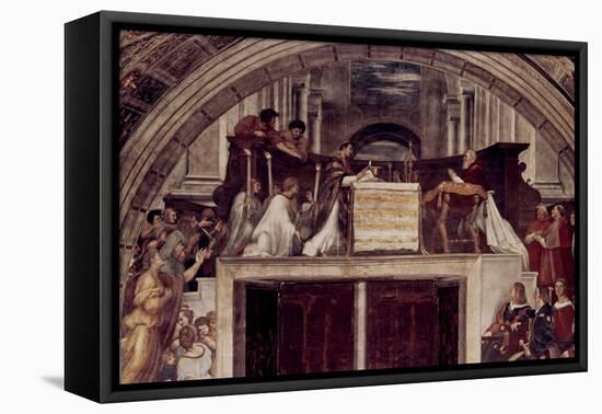 The Mass at Bolsena, 1512-Raphael-Framed Premier Image Canvas