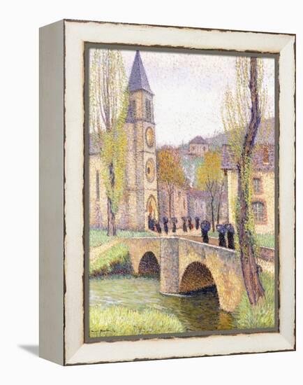 The Mass Hour at Bastide Du Vert, C.1920-Henri Martin-Framed Premier Image Canvas