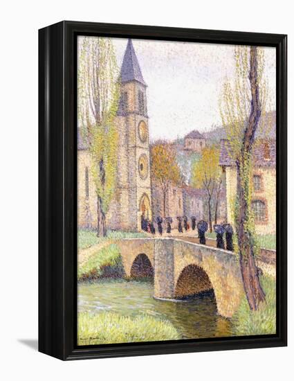 The Mass Hour at Bastide Du Vert, C.1920-Henri Martin-Framed Premier Image Canvas