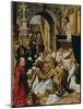 The Mass of Saint Gregory the Great, Ca 1510-1520-Adriaen Isenbrant-Mounted Giclee Print