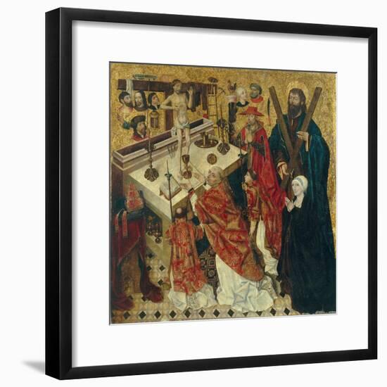 The Mass of Saint Gregory the Great-Diego De La Cruz-Framed Giclee Print