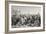 The Massacre at Cawnpore in 1857, from 'The History of the Indian Mutiny' Published in 1858-English School-Framed Giclee Print