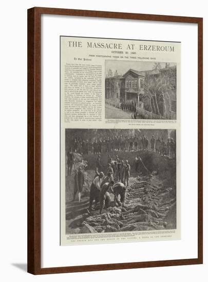 The Massacre at Erzeroum-null-Framed Giclee Print