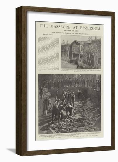 The Massacre at Erzeroum-null-Framed Giclee Print