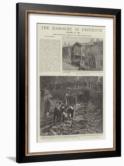 The Massacre at Erzeroum-null-Framed Giclee Print