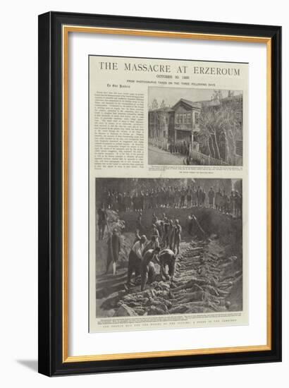 The Massacre at Erzeroum-null-Framed Giclee Print