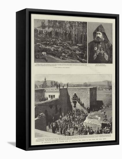 The Massacre at Erzeroum-null-Framed Premier Image Canvas