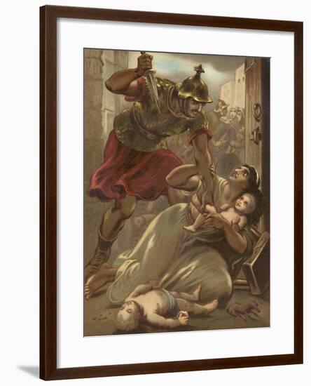 The Massacre of the Children at Bethlehem-null-Framed Giclee Print