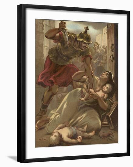 The Massacre of the Children at Bethlehem-null-Framed Giclee Print