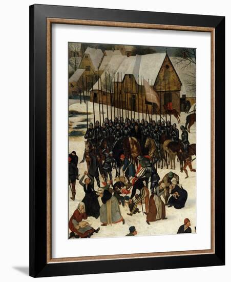 The Massacre of the Innocents (Detail)-Pieter Brueghel the Younger-Framed Giclee Print