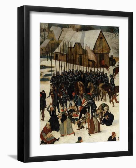 The Massacre of the Innocents (Detail)-Pieter Brueghel the Younger-Framed Giclee Print