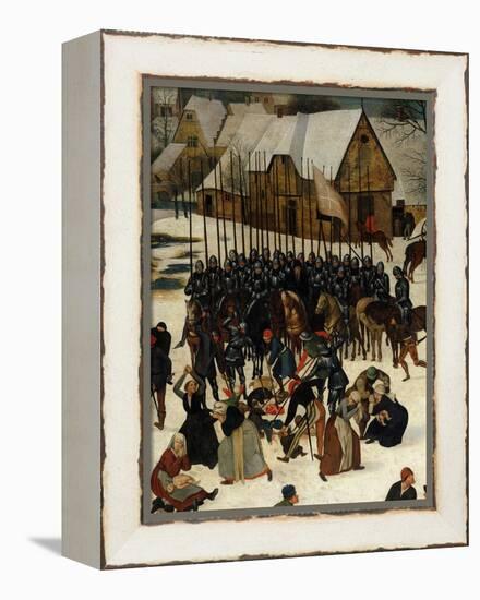 The Massacre of the Innocents (Detail)-Pieter Brueghel the Younger-Framed Premier Image Canvas