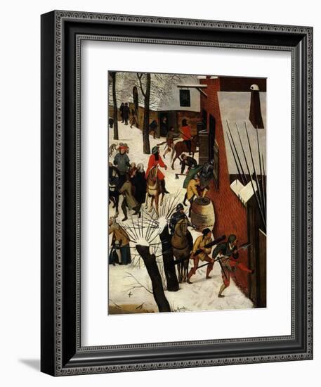 The Massacre of the Innocents (Detail)-Pieter Brueghel the Younger-Framed Giclee Print