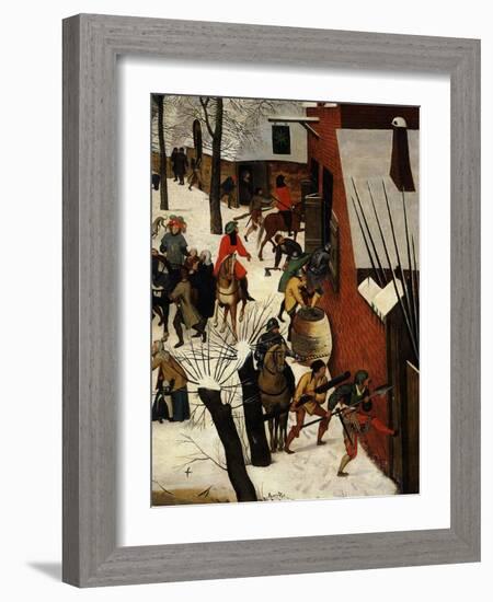 The Massacre of the Innocents (Detail)-Pieter Brueghel the Younger-Framed Giclee Print