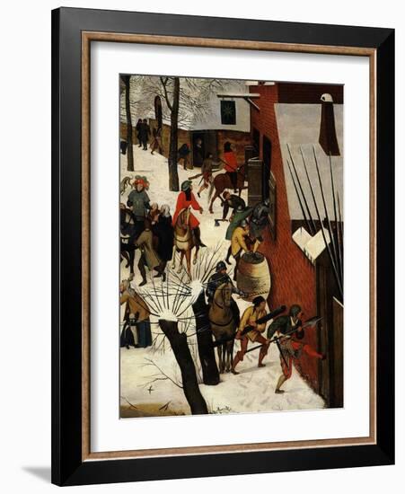 The Massacre of the Innocents (Detail)-Pieter Brueghel the Younger-Framed Giclee Print