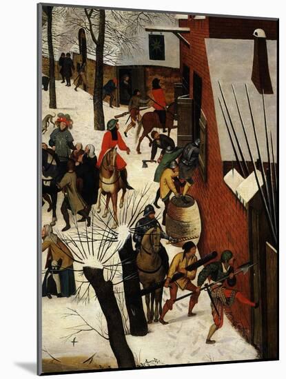The Massacre of the Innocents (Detail)-Pieter Brueghel the Younger-Mounted Giclee Print