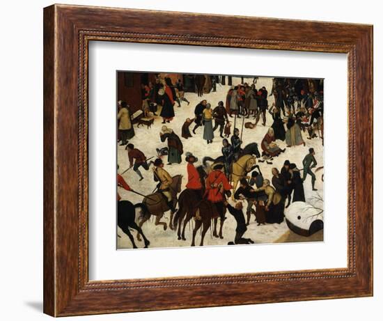 The Massacre of the Innocents (Detail)-Pieter Brueghel the Younger-Framed Giclee Print