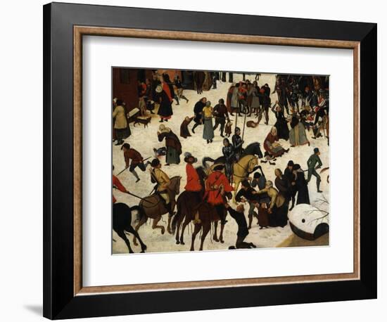 The Massacre of the Innocents (Detail)-Pieter Brueghel the Younger-Framed Giclee Print