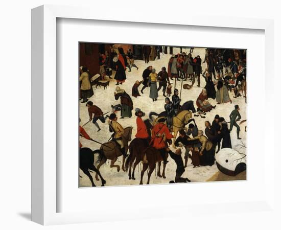 The Massacre of the Innocents (Detail)-Pieter Brueghel the Younger-Framed Giclee Print