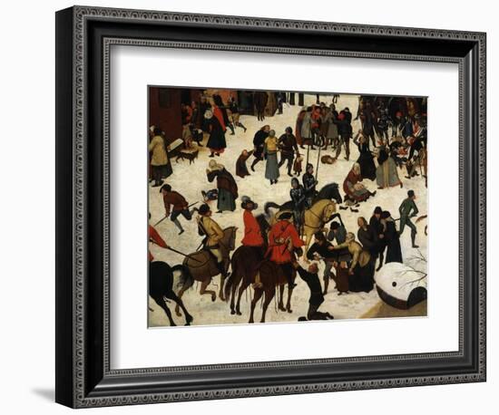 The Massacre of the Innocents (Detail)-Pieter Brueghel the Younger-Framed Giclee Print