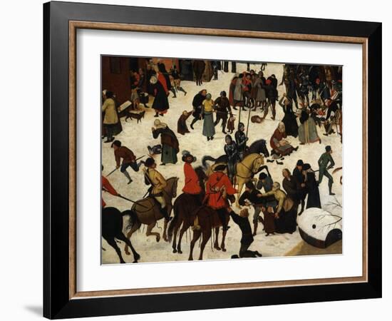 The Massacre of the Innocents (Detail)-Pieter Brueghel the Younger-Framed Giclee Print