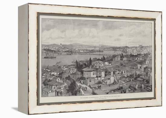 The Massacres at Constantinople, View of the City and the Golden Horn-William 'Crimea' Simpson-Framed Premier Image Canvas