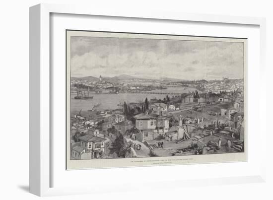 The Massacres at Constantinople, View of the City and the Golden Horn-William 'Crimea' Simpson-Framed Giclee Print