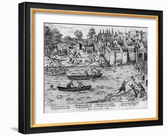 The Massacres of Tours, July 1562-Franz Hogenberg-Framed Giclee Print