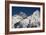 The massive black pyramid summit of Mount Everest, from Kala Patar, Khumbu Region, Nepal, Himalayas-Alex Treadway-Framed Photographic Print