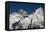 The massive black pyramid summit of Mount Everest, from Kala Patar, Khumbu Region, Nepal, Himalayas-Alex Treadway-Framed Premier Image Canvas