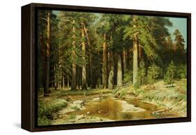 The Mast-Tree Grove, Study-Ivan Ivanovitch Shishkin-Framed Premier Image Canvas