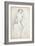 The Mastbaum Album, C.1860-80 (Graphite, Ink & Wash on Paper)-Auguste Rodin-Framed Giclee Print