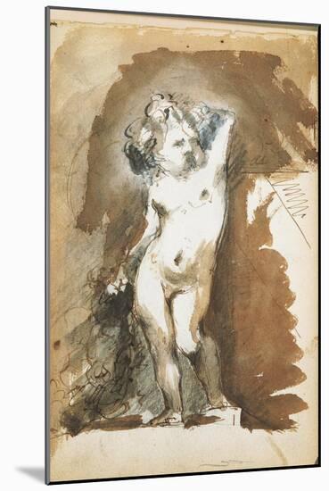The Mastbaum Album, C.1860-80 (Graphite, Ink & Wash on Paper)-Auguste Rodin-Mounted Giclee Print