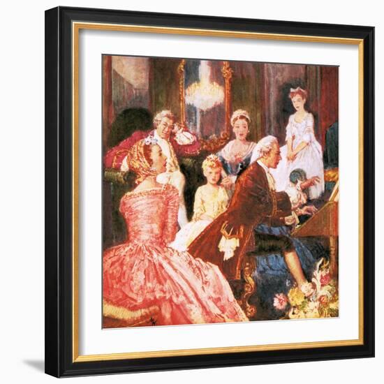 The Master Musician: Handel-John Millar Watt-Framed Giclee Print